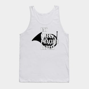 Eat Sleep Practice Repeat: French Horn Tank Top